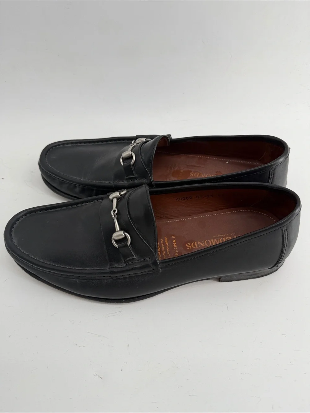 Allen Edmonds Verona fine European leather horsebit dress loafers sz 12 EEE